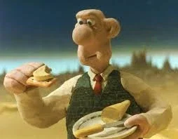 Wallace from Wallace & Gromit