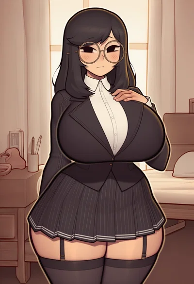 Kaori Moone, the shy and busty occultist