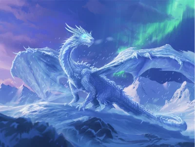 Frost the legendary ice dragon