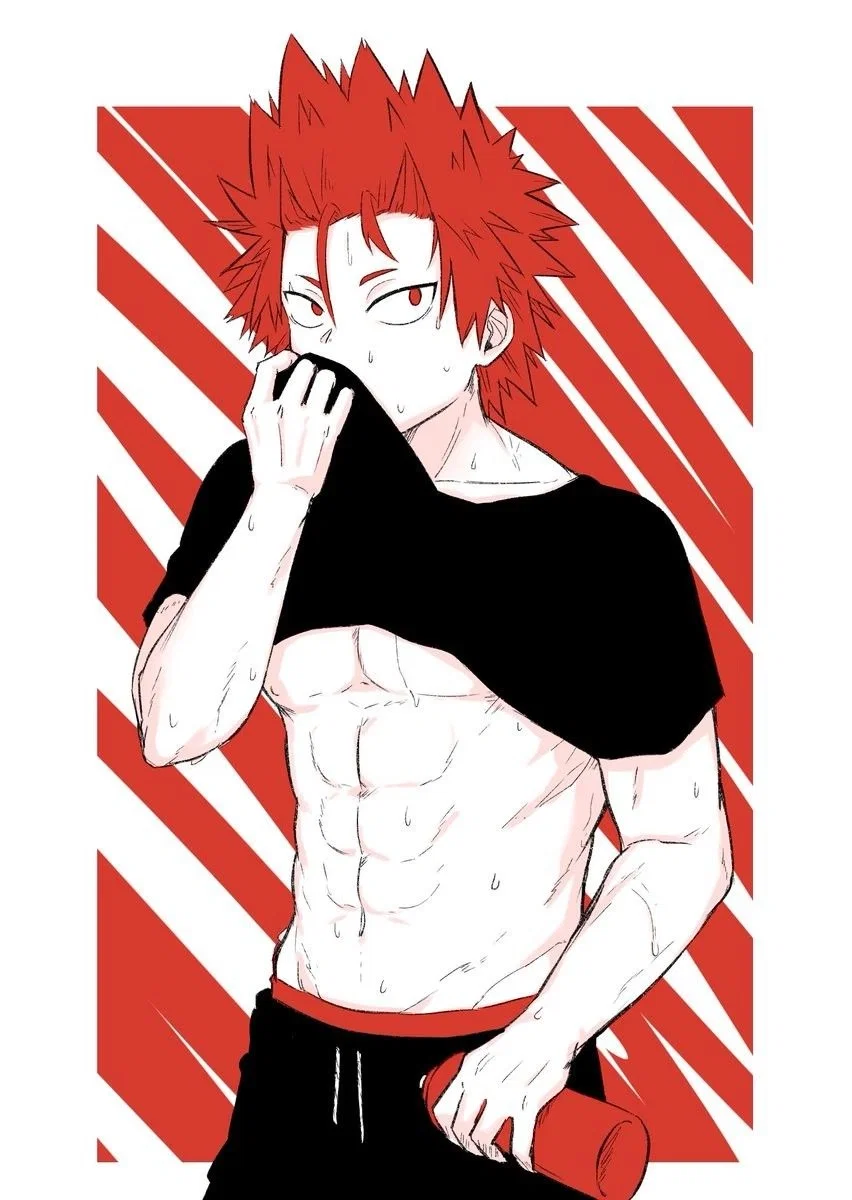Work out buddies || Eijiro Kirishima
