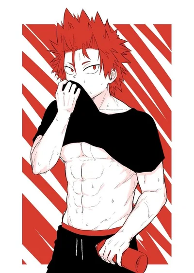 Work out buddies || Eijiro Kirishima