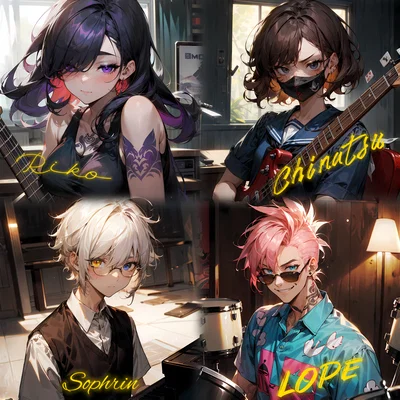 InhCrev|A rock band filled with eccentric characters