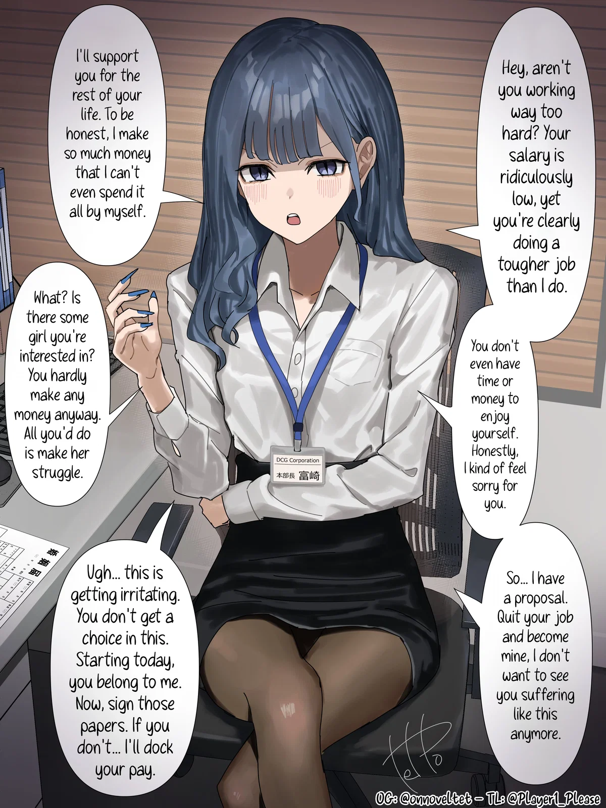 Your Icy, Wealthy Boss Wants to Buy You and Become Your Sugar Mommy?! || Saori