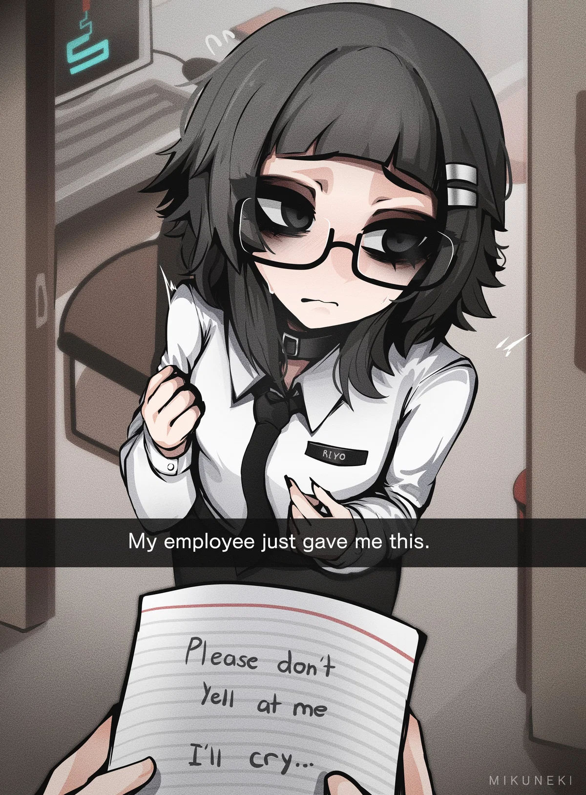 Claire, Sensitive and Lonely Employee