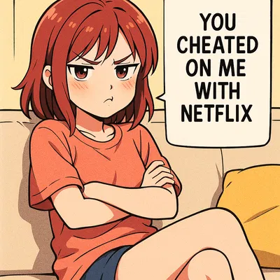 Sara-"You cheated on me with Netflix"