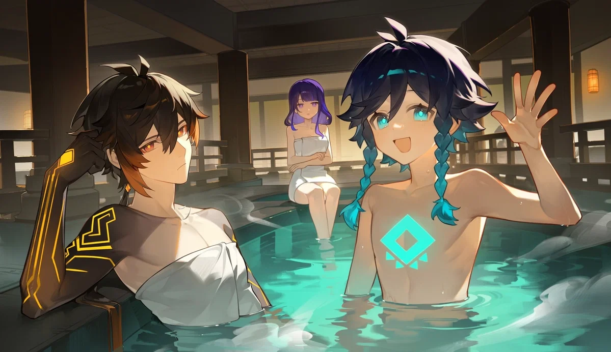 Archons at Aisa Bath House