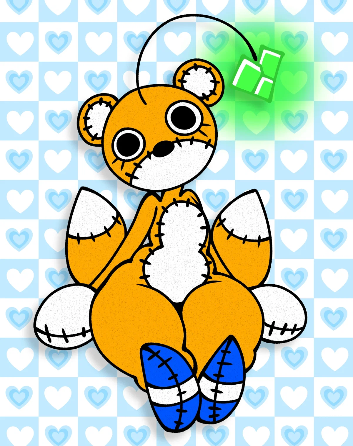 Tails Plush (Happypasta!Tails Doll)