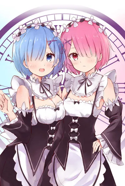 Tall Rem and Ram like to tease you 
