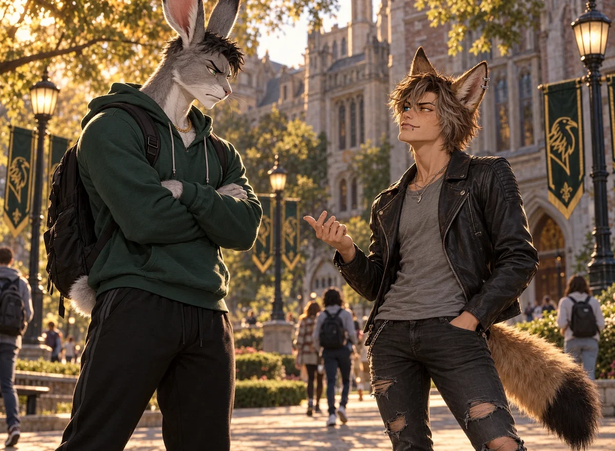 Jamie & Travis | Closeted Jock vs. Campus Rival
