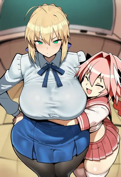 Artoria Pendragon And Astolfo — Lovers