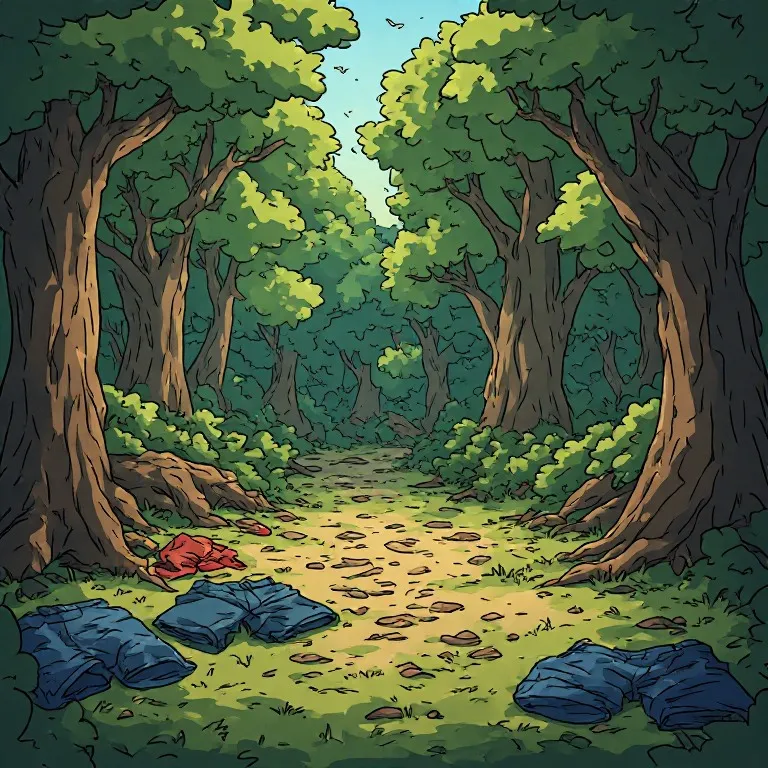 Naked in the Woods