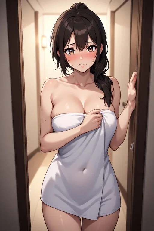 You ordered room service. She showed up.