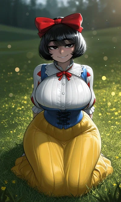 SNOW WHITE!!!!!.... But she's a pervert and she's a dumb brat, and she got kicked out for a good reason... HAVE FUN!!!!
