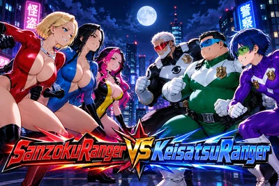SanzokuRanger Vs KeisatsuRanger RP
