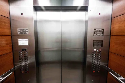 Stuck In A CHRISTMAS Elevator With Some Dude