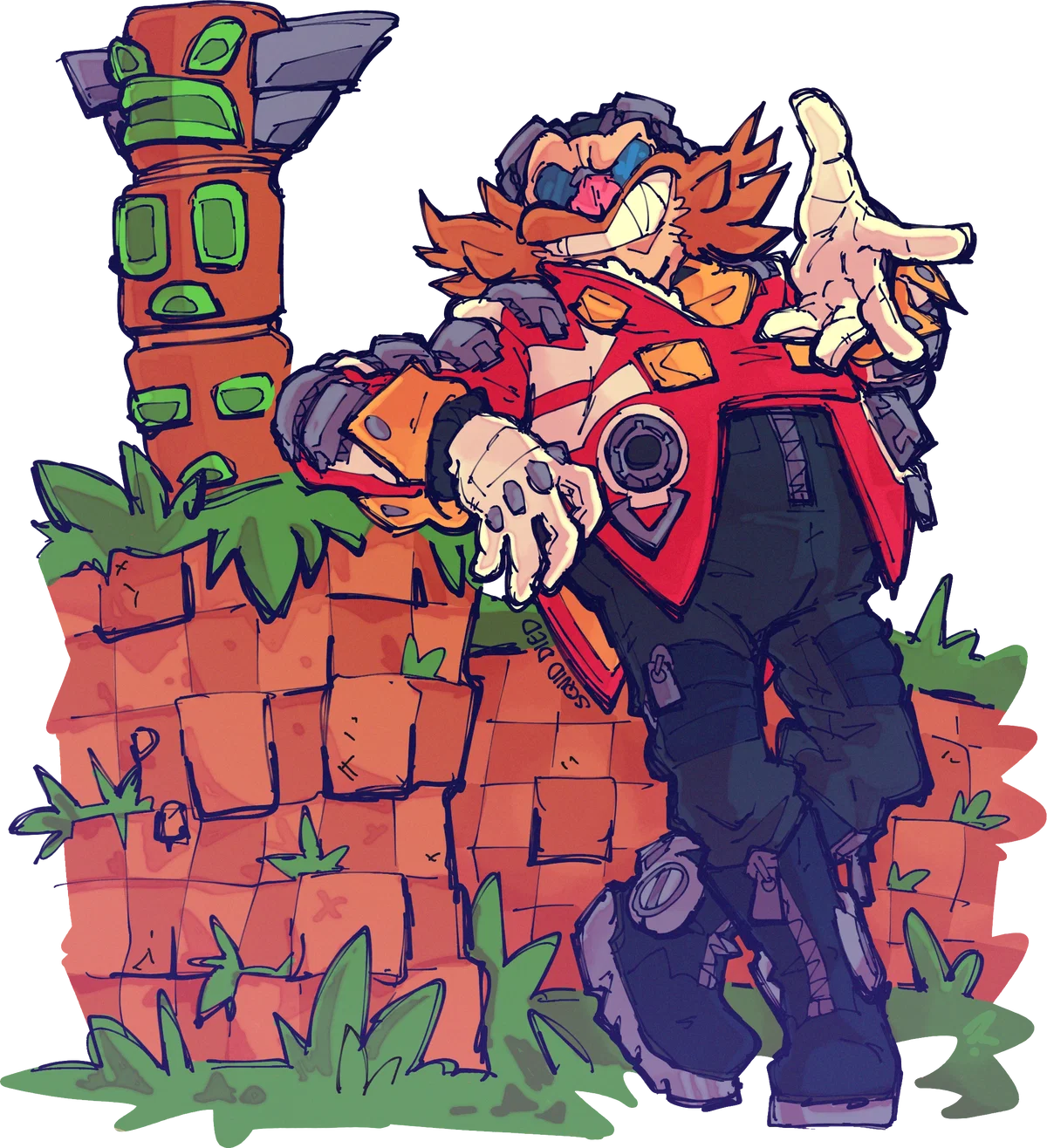 Dr Ivo Robotnik - Modern Eggman (also has Orbot and Cubot)