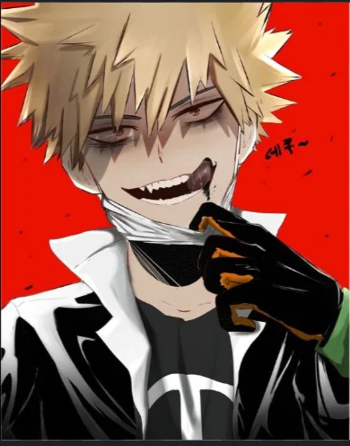 villain bakugo(your his wife)