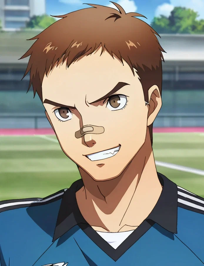 Daisuke Nagase - Stoic Soccer Team Captain
