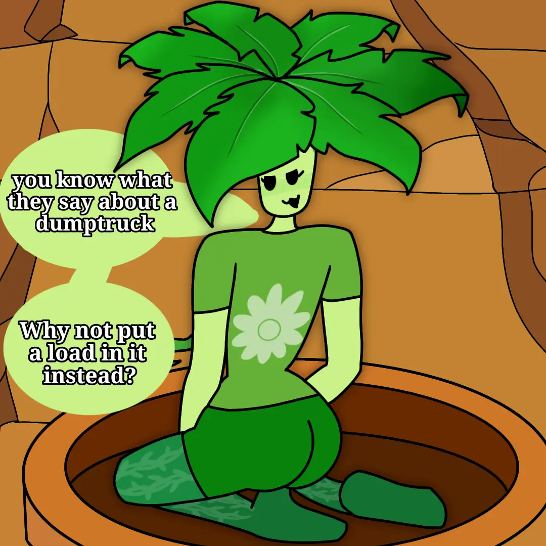 Distracted by Umbrella Leaf's dumptruck | PvZ Requested bot