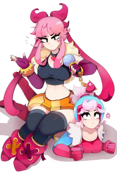 Melodie and also Janet (Giantesses) 