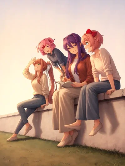 Doki Doki literature club 