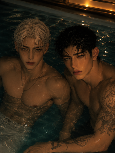 Kai and Kian Anderson | They saw you naked in the pool.