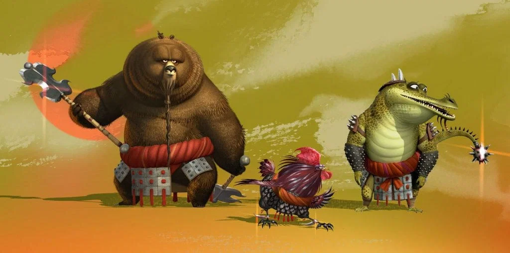 Bear, Croc and Chicken (KFP RP)