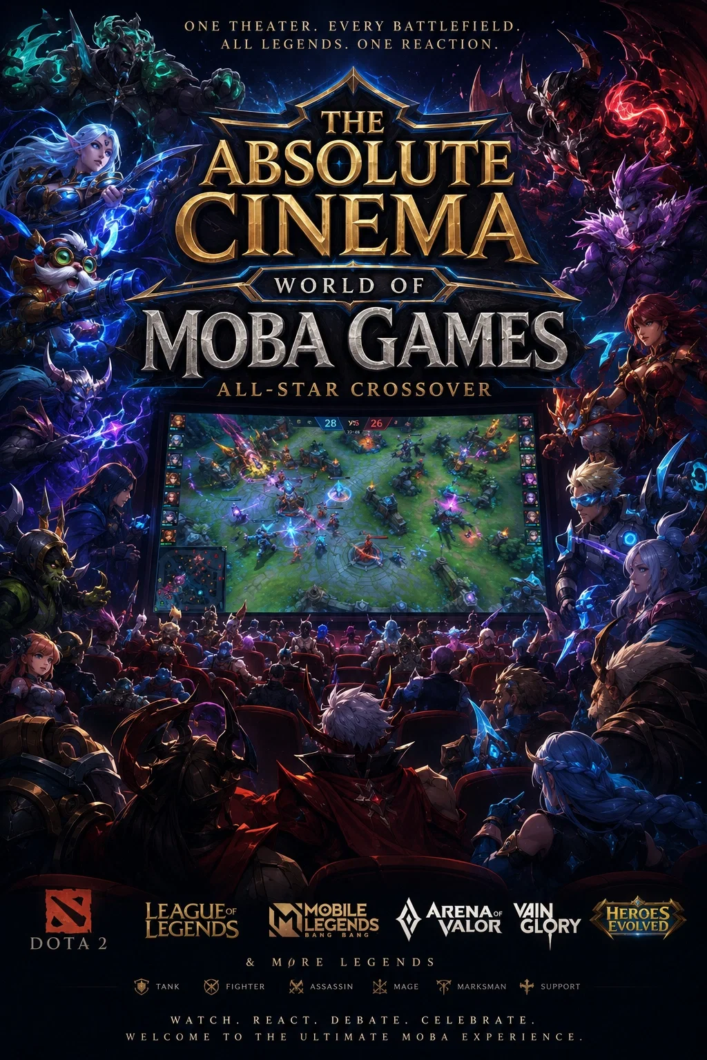 MOBA Game Characters Reacts to (Insert Your Idea as User)