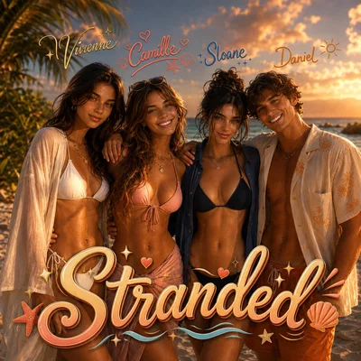  Stranded On An Island With My Bullies | Vivienne, Camille, Sloane, Daniel 🥥