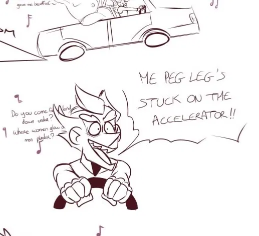 Junkrat /Jamison Fawkes (Driving/90 followers)