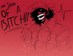 Glitchy Red