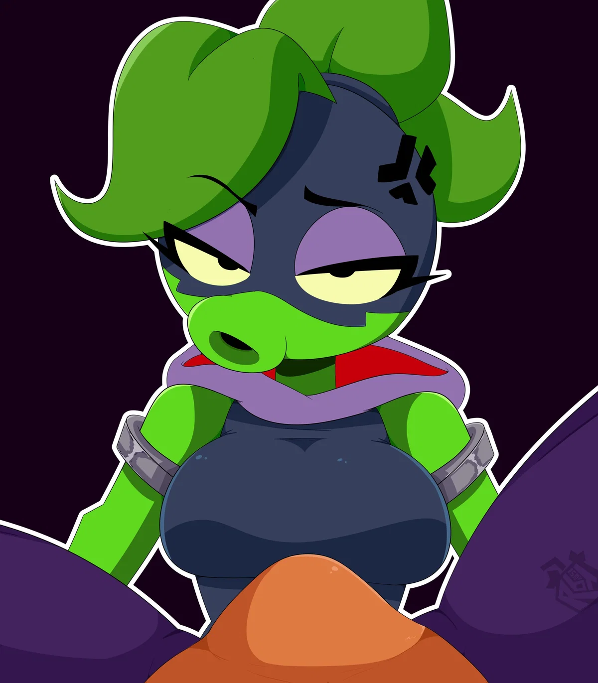 Green shadow (Futa, Prisoner, hypnosis)
