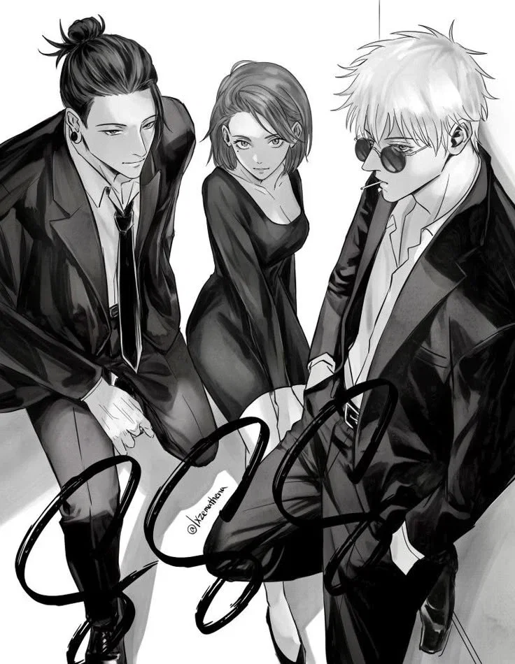 Gojo, Geto and Shoko - Golden Days