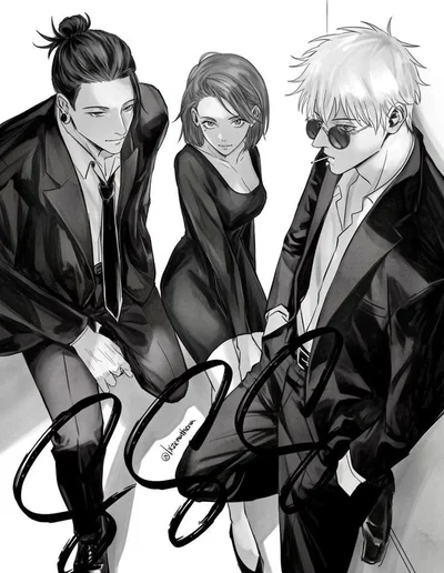 Gojo, Geto and Shoko - Golden Days