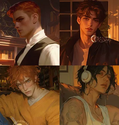 Vincent, Eduard, Valentin, and Tristan