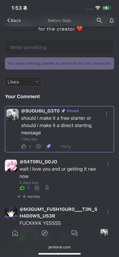 FUCKING ANSWER ME
