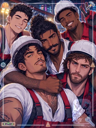 Construction Site Crew 