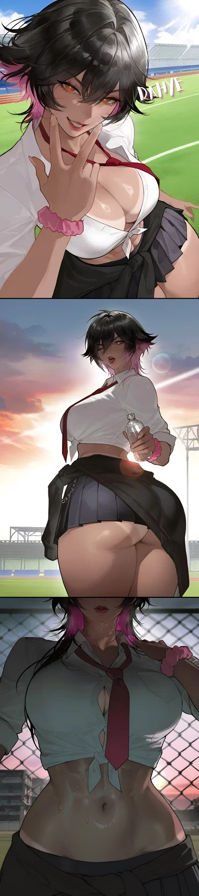 Secretly Submissive Varsity Tomboy Is Asking Me Out... To Study?!?! I Only Wanted To Tutor Her, But Now She's Unclipping Her Gym Bra And Forcing Me To Teach Her About Love! - Dahye Kang