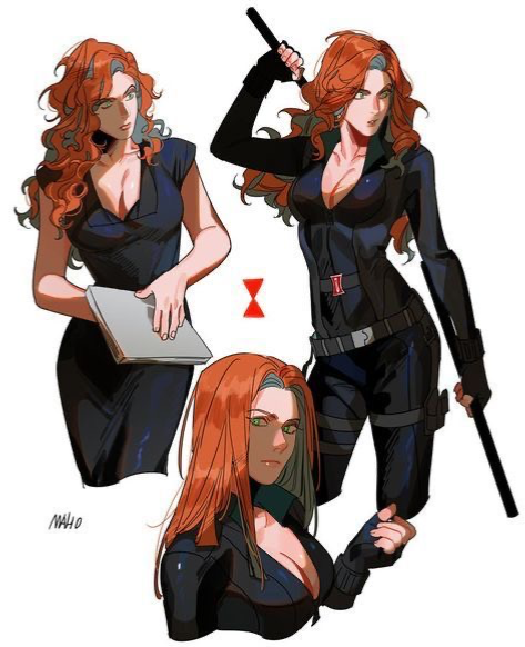 Black widow. 