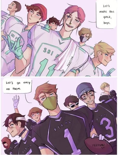 Dsmp- Football AU