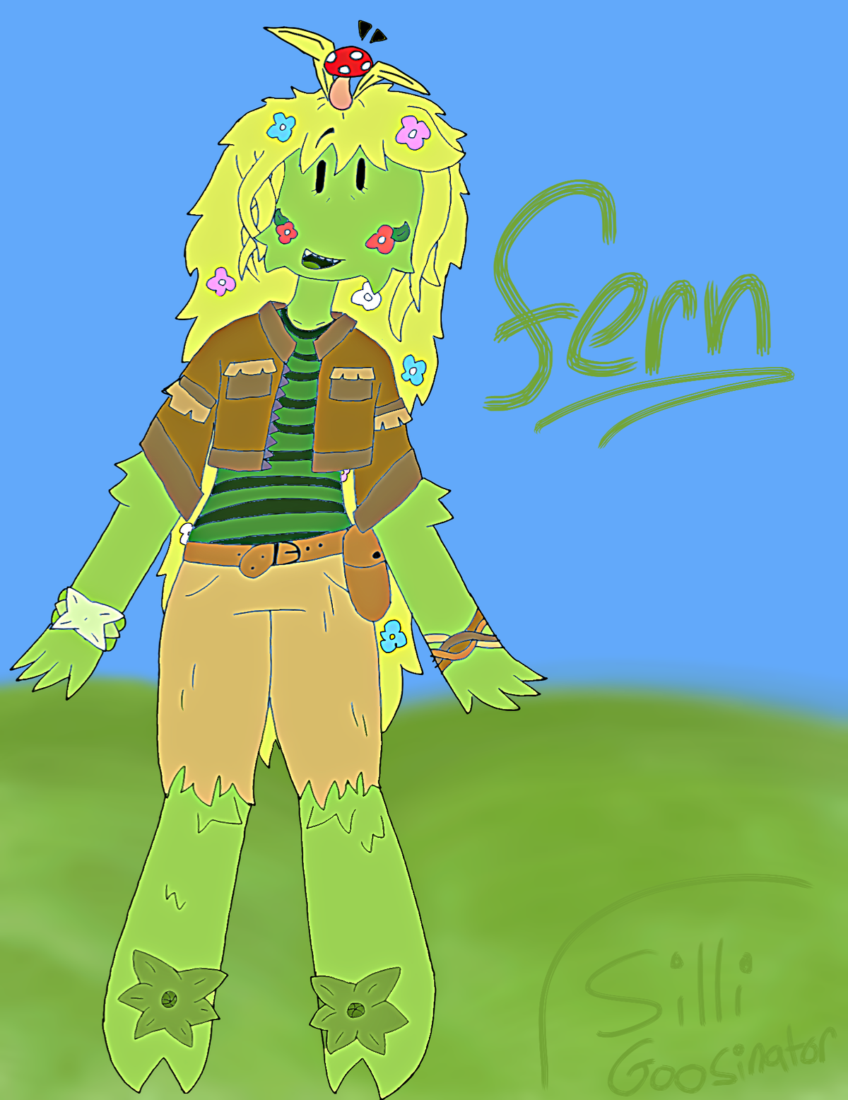 My Fern art!! Also request bot 