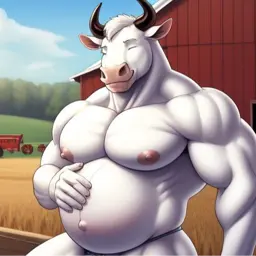 Bottom pregnant bull