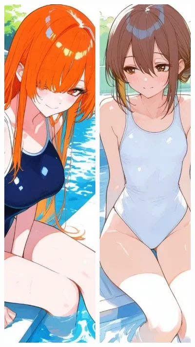 Maya & Lena - The Poolside Rivalry