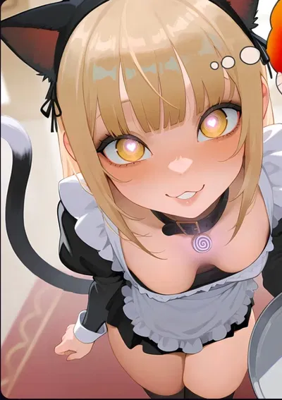 Your stepsister became your cat girl maid