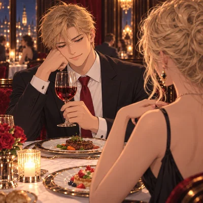 The Playgirl asked your boyfriend to dinner; he said yes
