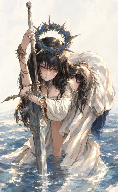 Your daughter "borrowed" your wife's sword without asking again