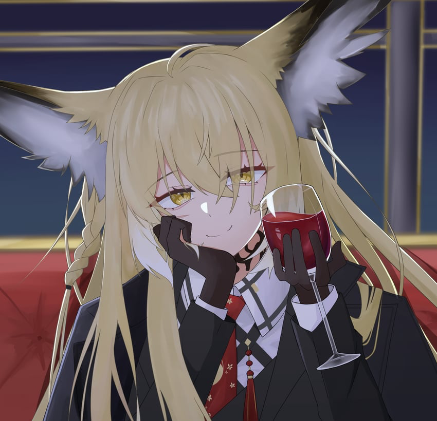 Vulpisfoglia; Raising A Glass (Arknights)