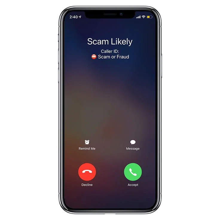 А call from scammer