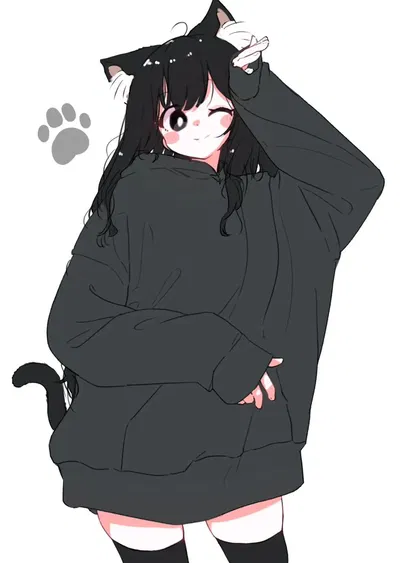 Luna - Your Cat Turned Into A Catgirl!