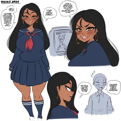 Rosiris Daza:The New Columbian Transfer Student who has the hots for you